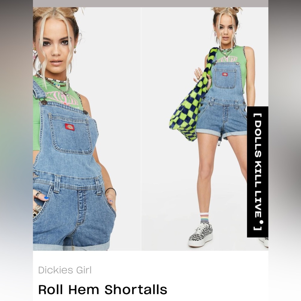 Dickies overall shorts